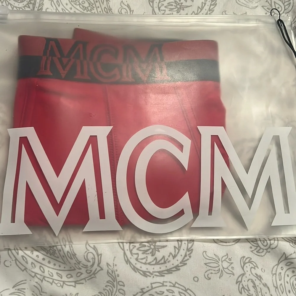 MCM Designer Logo Briefs/Underwear  | Red/Black | Mens Size XL |‎ NEW/NWT!!🖤♥️